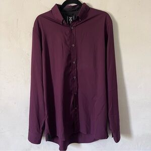 Men Maroon Casual Shirt XL